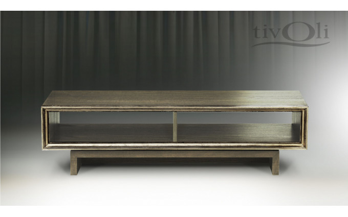 !Тумба под ТВ 1300 х 370 (Мореный дуб/Сильвер) !Тумба под ТВ 1300 х 370 (Мореный дуб/Сильвер)