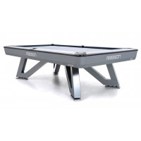 Стол / пул "Rasson Wolf" 9 ф (серый, сланец 25 мм) в комплекте с плитой, аксессуары + сукно